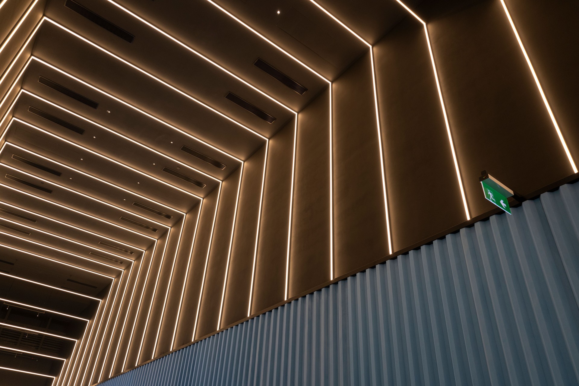 Modern Interior Design with Linear Lighting